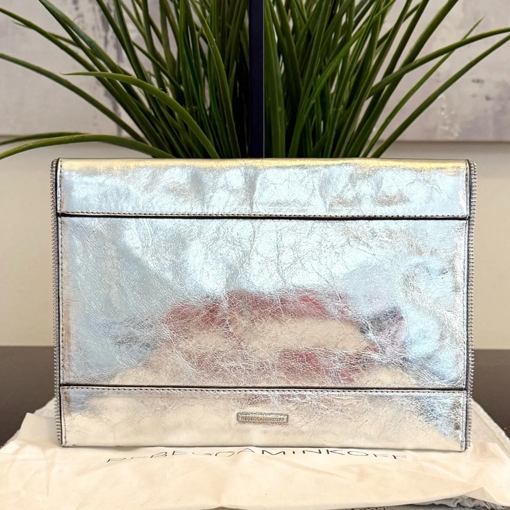 Rebecca Minkoff Leo Silver Clutch - Picture 3 of 7